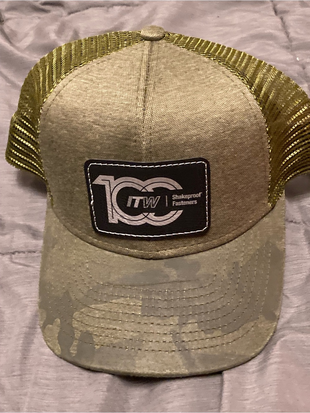 Olive Mesh Trucker Hat